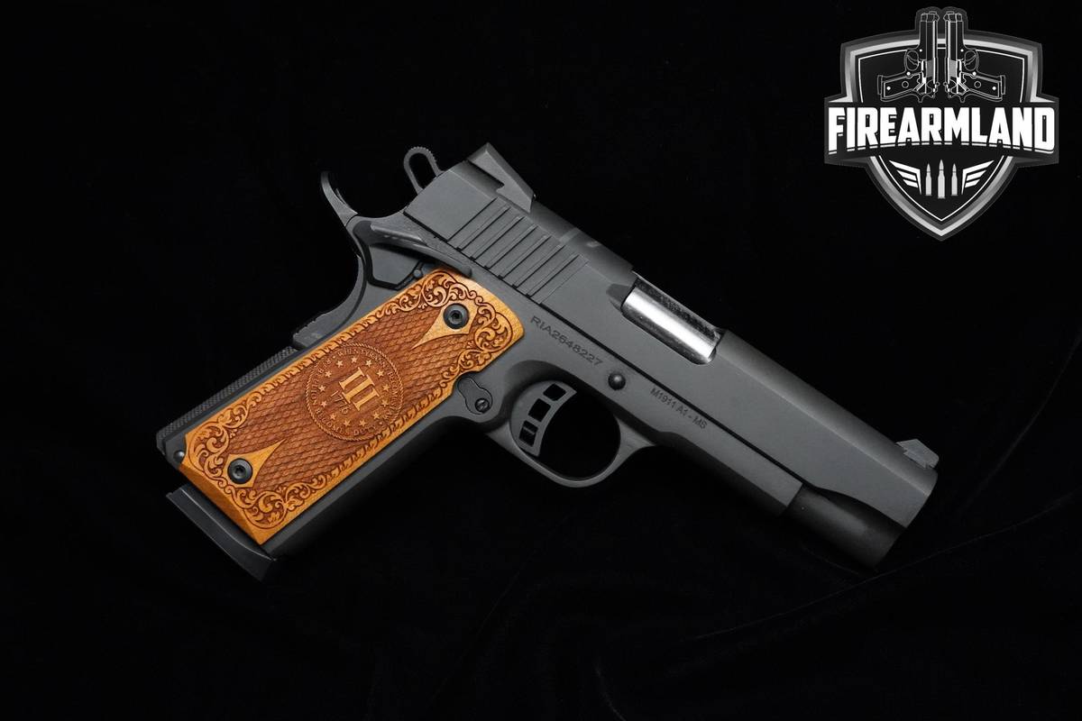 Rock Island Armory (RIA) M1911 A1-MS 45 ACP 4.2" Parkerized RIA M1911-A1-MS