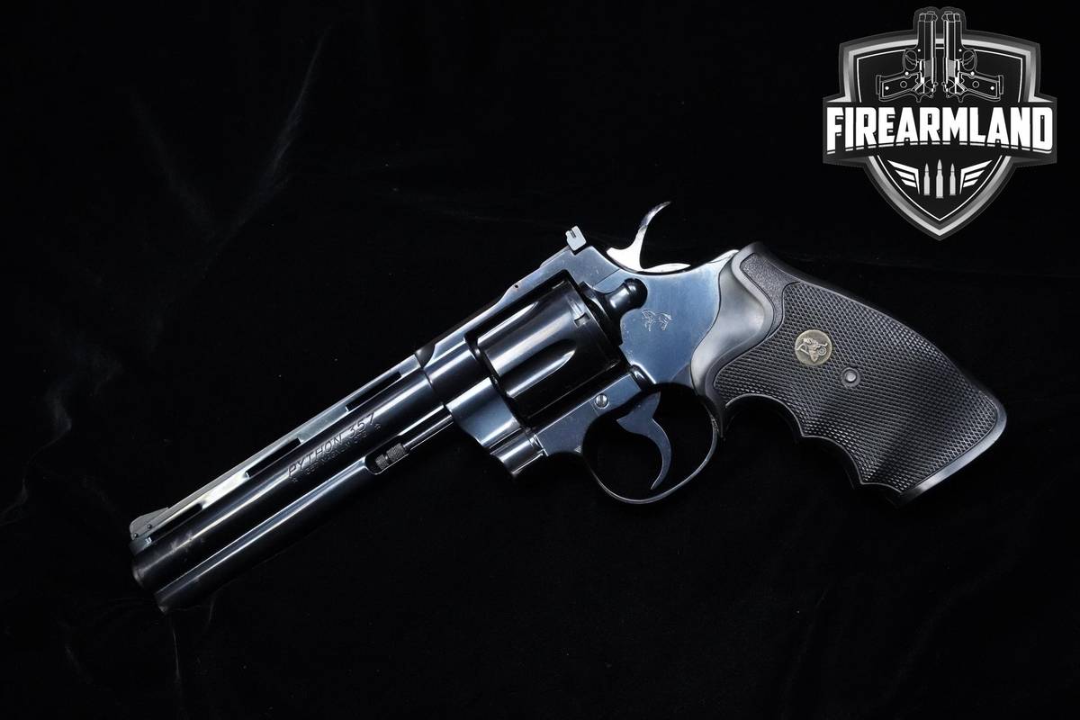 DESIRED 1977 Colt Python 357 Magnum 6" Blued Colt VENT RIB DA/SA