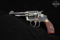 1917-1919 Smith & Wesson (S&W) .38 Military & Police Model of 1905, 4th Change .38 Spl. Nickel in Good Condition Image 4
