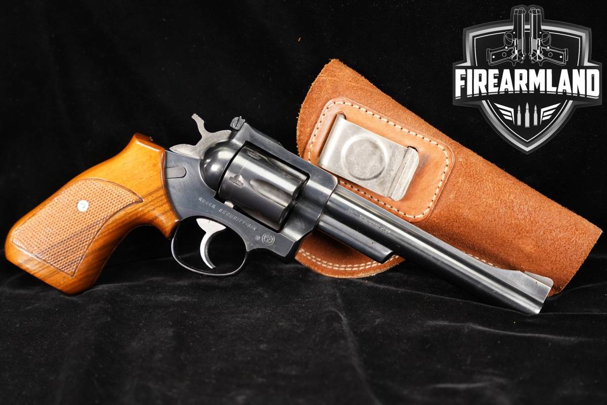 Ruger Security-Six 357 Magnum 6" Blued Security6 DA/SA +HOLSTER
