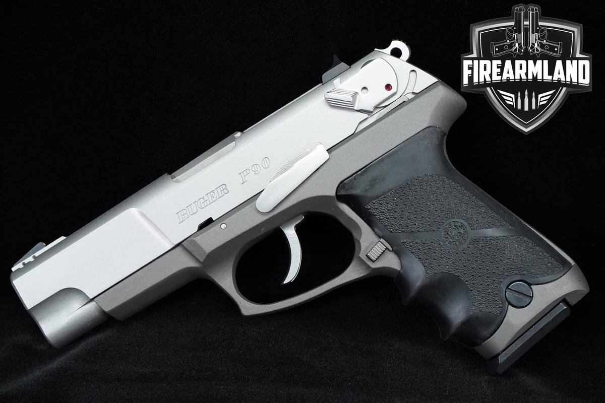 DISCONTINUED 1995 Ruger KP90 45 ACP 4.5 Two-Tone P-Series KP-90 +2 MAGS