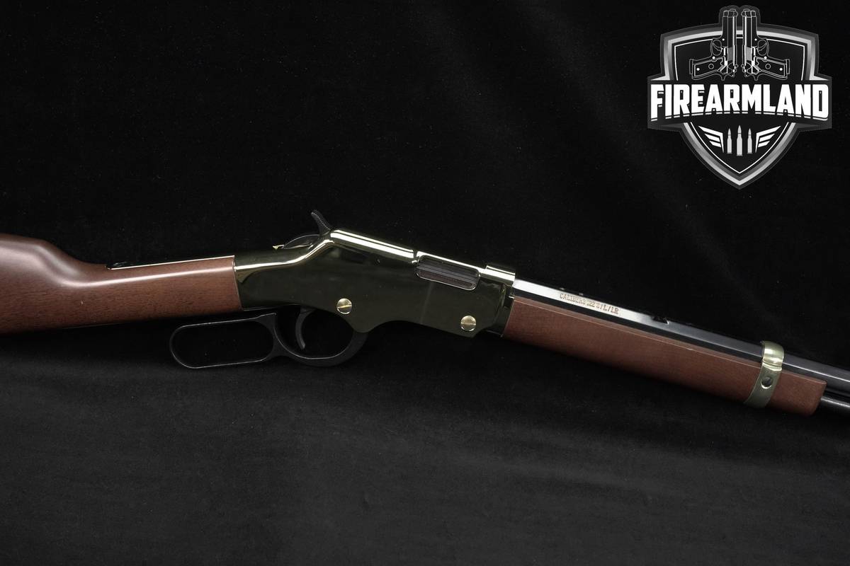 Henry Model H004 Golden Boy 22LR 20 Brasslite & Walnut Blued Octagon Barrel