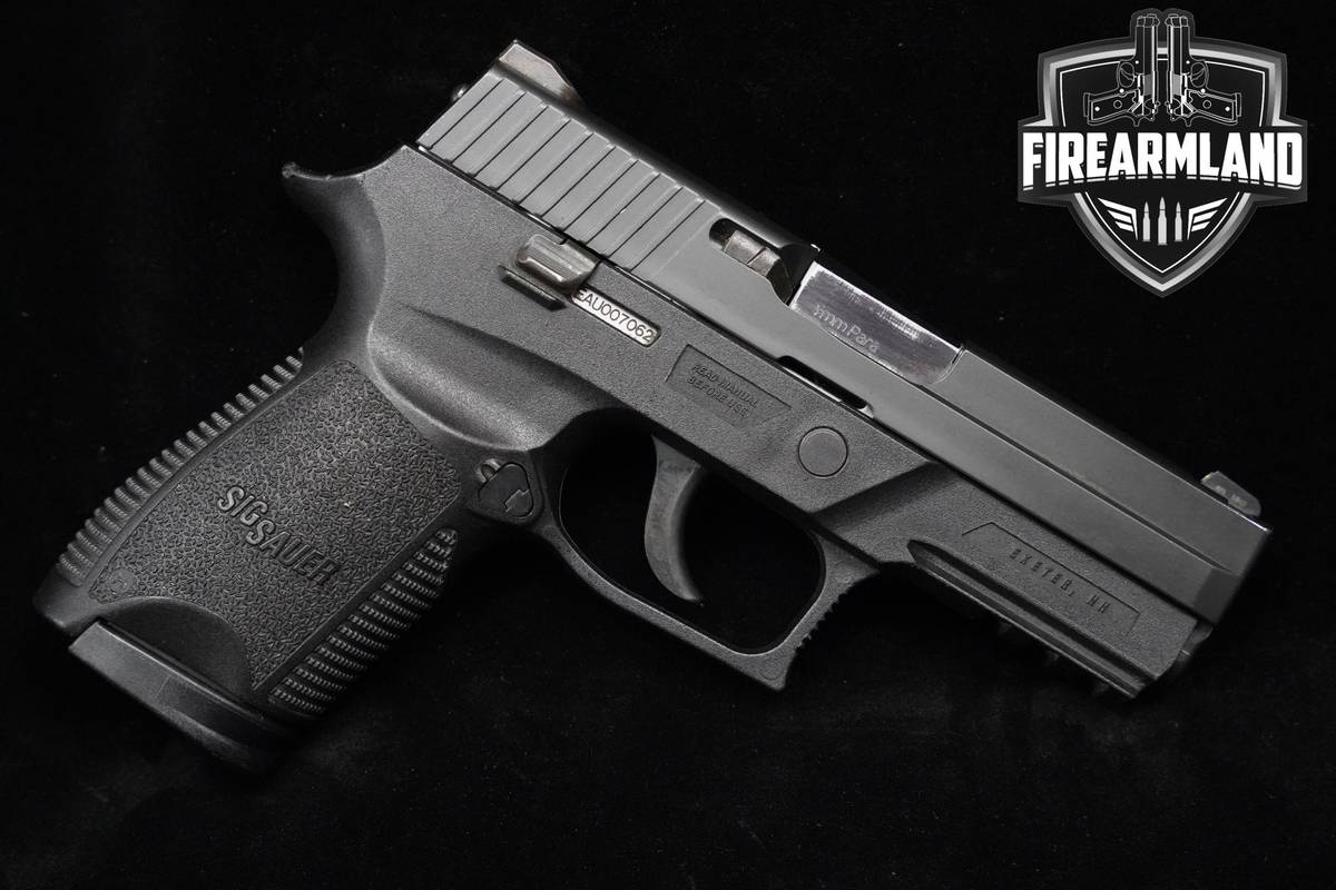 2008 Sig Sauer P250c 9mm Nitron Sig-Sauer P250c P250-c +3 MAGS & ORIG CASE