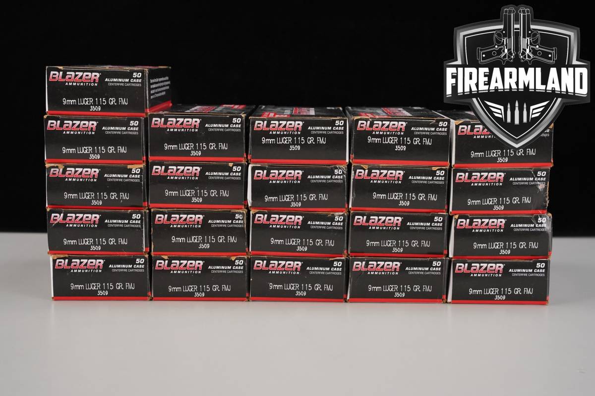 1000 RDS! 9mm Ammo 9-mm