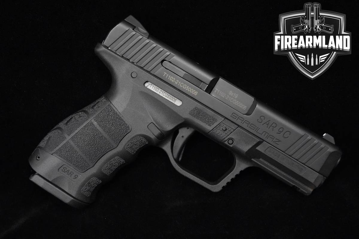 Sarsilmaz (SAR) SAR-9C Compact 9mm 4" Sarsilmaz-SAR-9C +2 MAGS & ORIG CASE