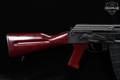 Palmetto State Armory (PSA) AK-101 Classic Redwood 5.56mm NATO Black & Red Laminate in Good Condition Image 4