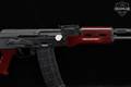 Palmetto State Armory (PSA) AK-101 Classic Redwood 5.56mm NATO Black & Red Laminate in Good Condition Image 5