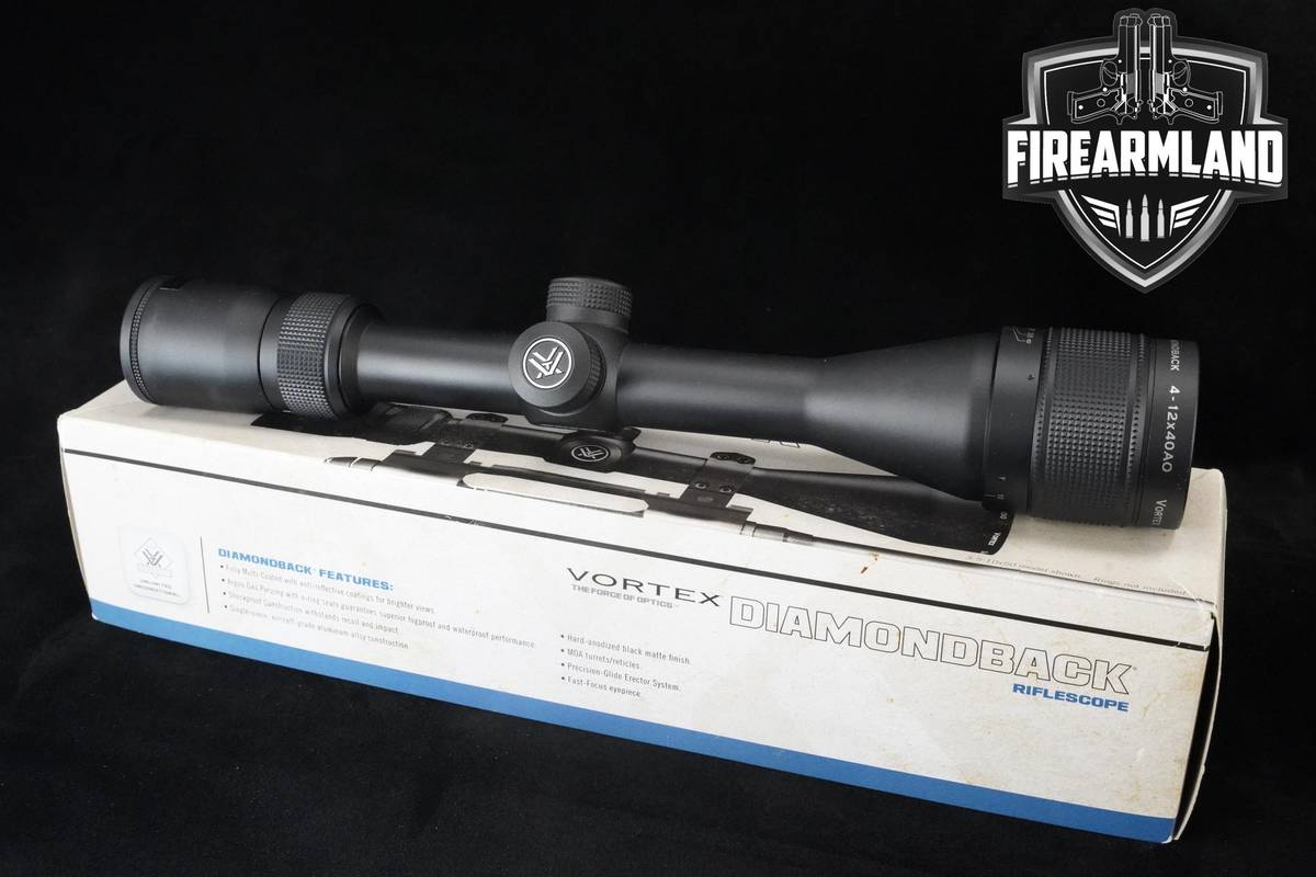 Vortex Optics Diamondback 4-12x40AO Dead Hold BDC MOA SFP Vortex OPTIC