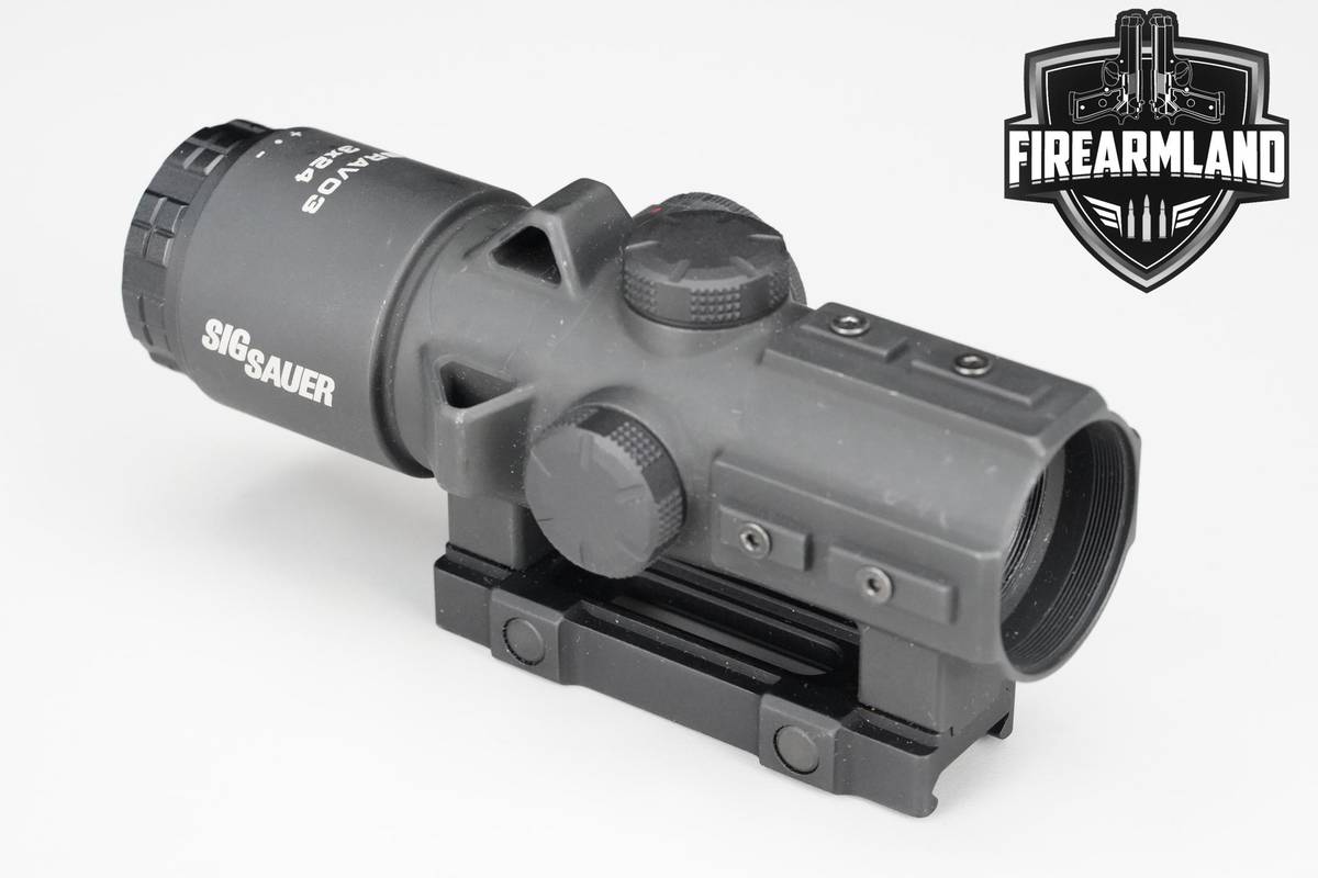 Sig Sauer BRAVO3 3x24 Horseshoe Dot Reticle Sig-Sauer-BRAVO3 +OPTIC