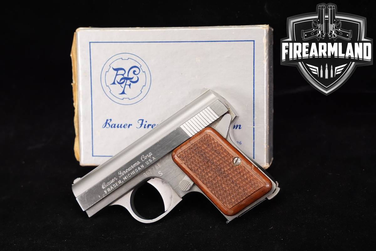 Bauer Firearms Corp AUTOMATIC 25 ACP 6.35Mm 2.1" Satin Stainless +ORIG BOX