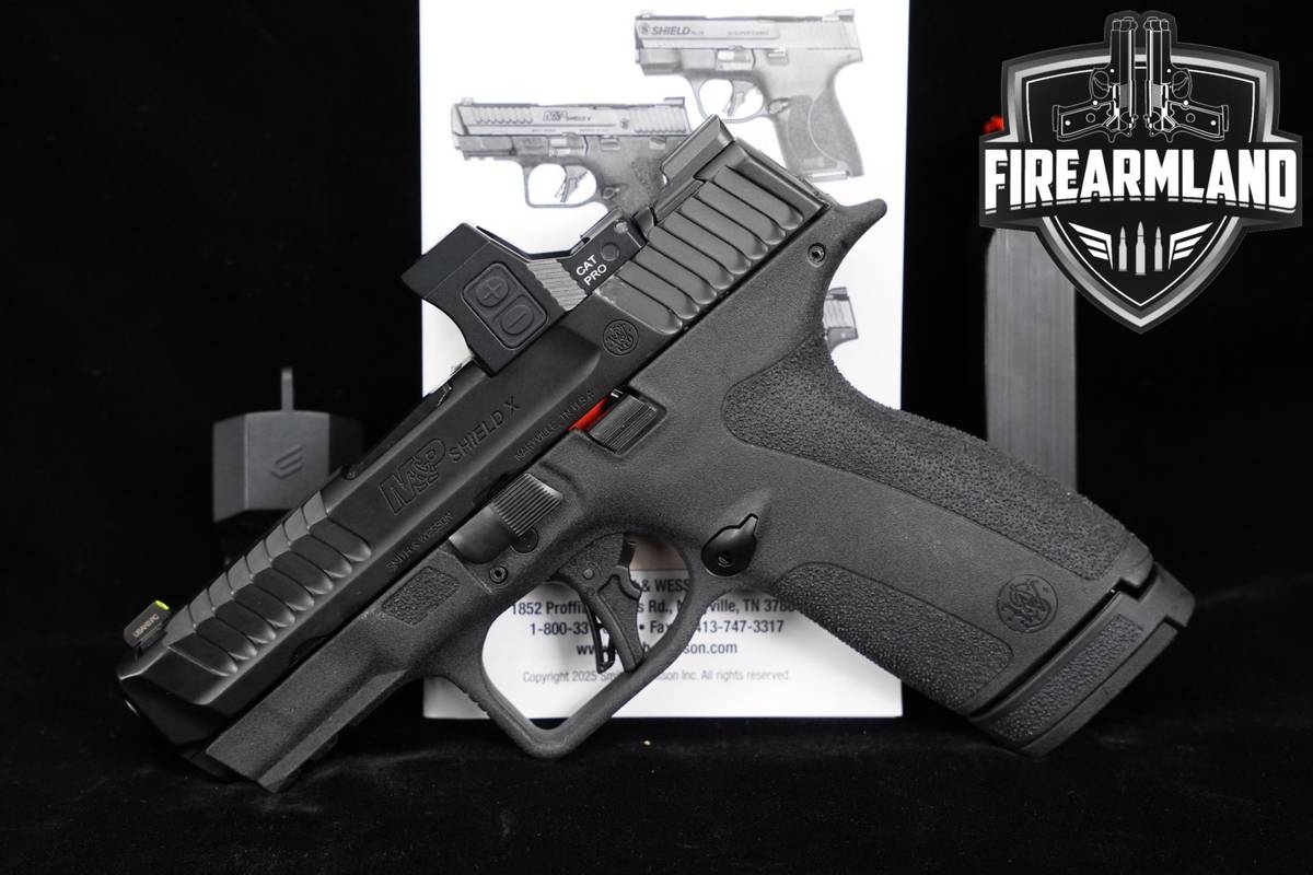 Smith & Wesson M&P Shield X 9mm S&W +2 MAGS, CYELEE RED DOT