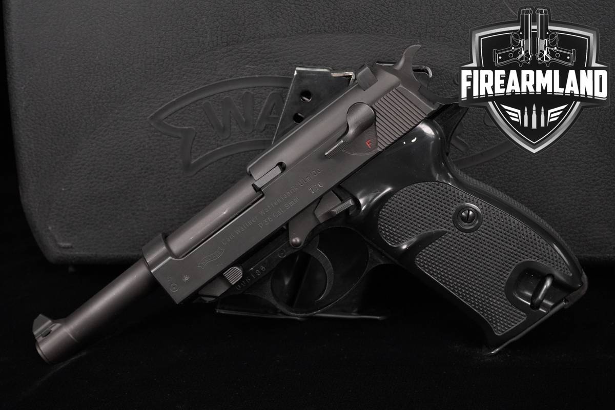 1960 Walther P1 9mm 4.9" Two-Tone Gray & Black P 1 P38 P 38 +3 MAGS, CASE