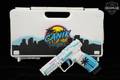 Canik METE SFT Signature Series Miami Days 9mm Luger White/Teal/Pink Cerakote in Very Good Condition Image 2