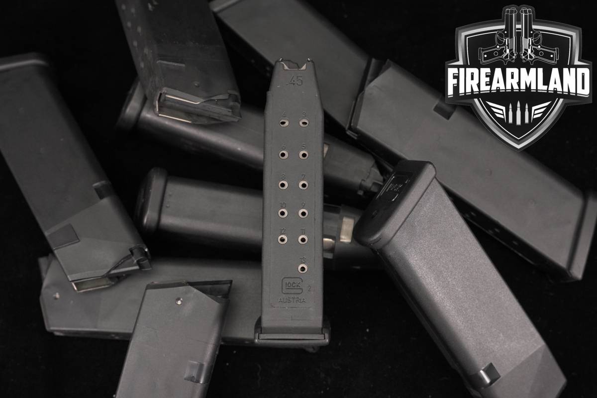 TEN (10) Glock 21 G21 13-Round Magazines .45 ACP Mags