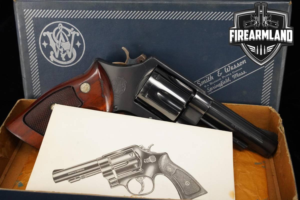 1969-1972 Smith & Wesson Model 58 Military Police 41 Magnum 4" Blued S&W 58