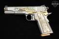 SK Customs Smith & Wesson SW1911 E-Series, Gods of Olympus Engravers Series, Zeus, Limited Edition 130/200 .45 ACP Satin Stainless in Excellent Condition Image 3