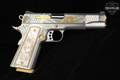 SK Customs Smith & Wesson SW1911 E-Series, Gods of Olympus Engravers Series, Zeus, Limited Edition 130/200 .45 ACP Satin Stainless in Excellent Condition Image 4