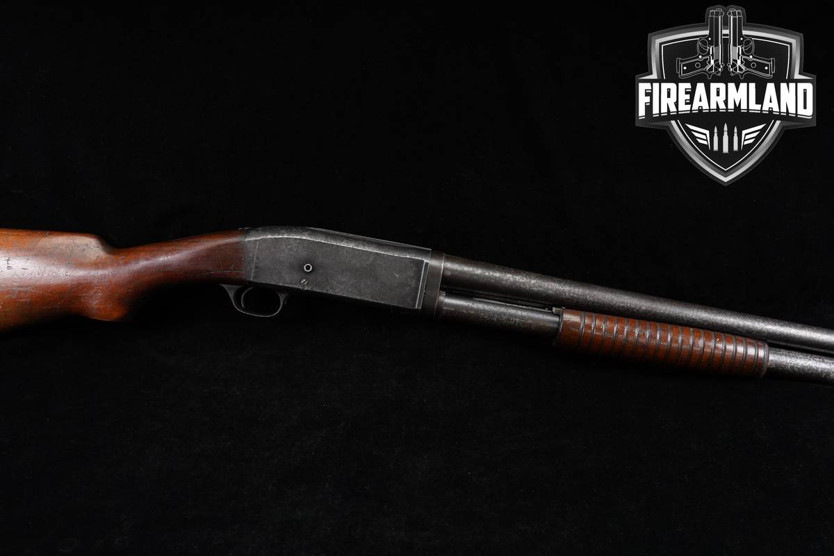 Remington Model 10R Riot Grade 12-Gauge 20" Blued & Walnut 2-3/4