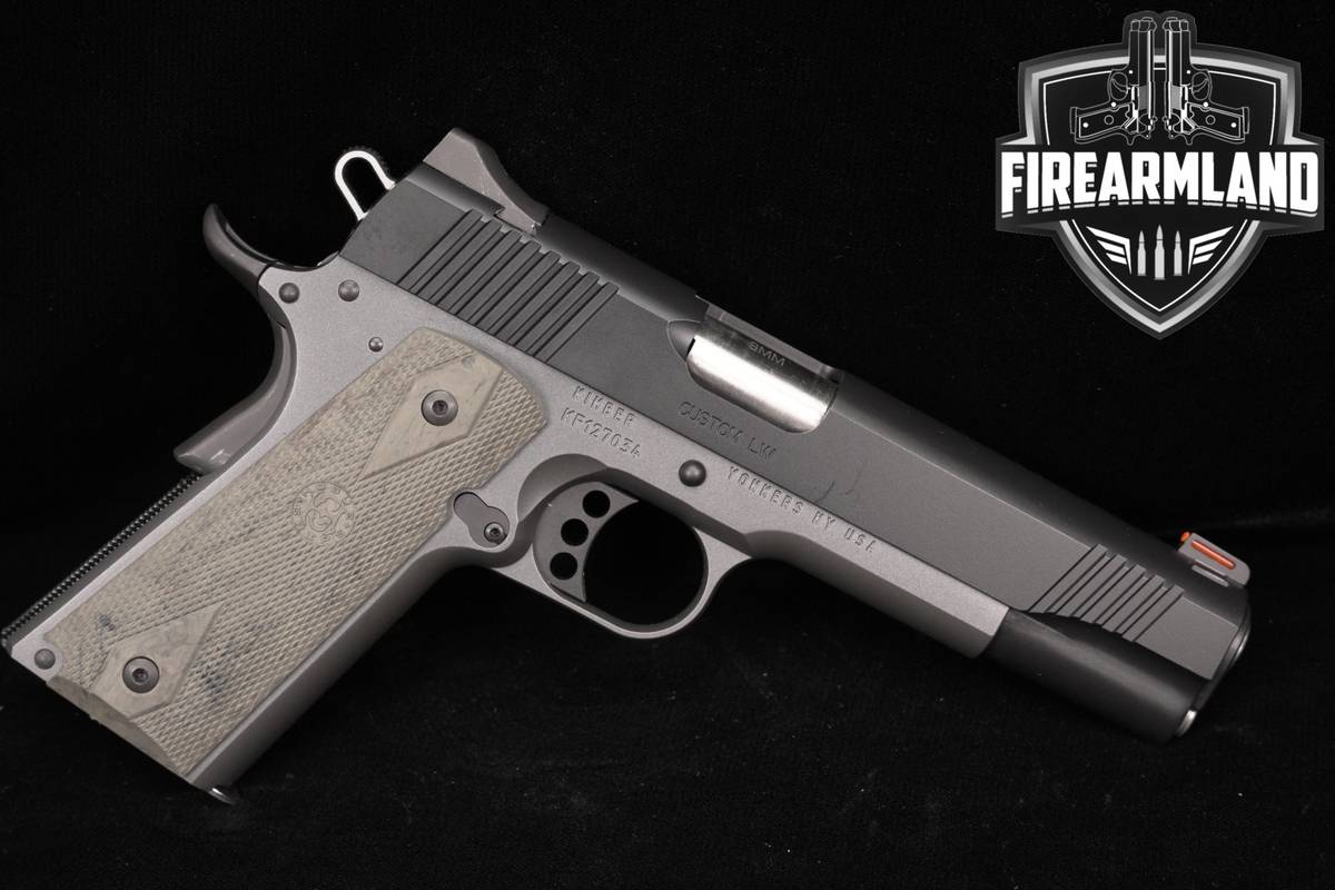 Kimber Custom LW 9mm 1911 5" Two-Tone Black & Gray