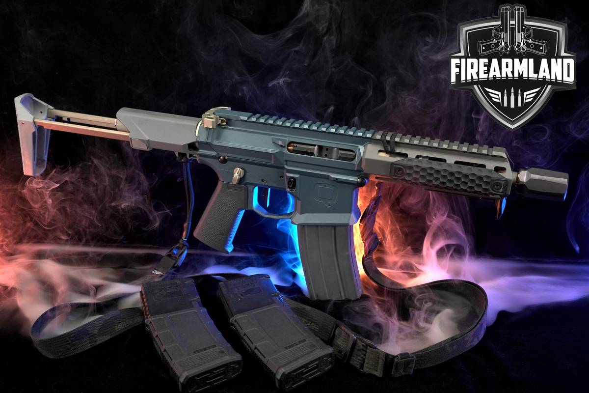 SBR Q Honey Badger 300 Blackout AR-15 AR15 7" Anodized +3 MAGS & GEISSELE