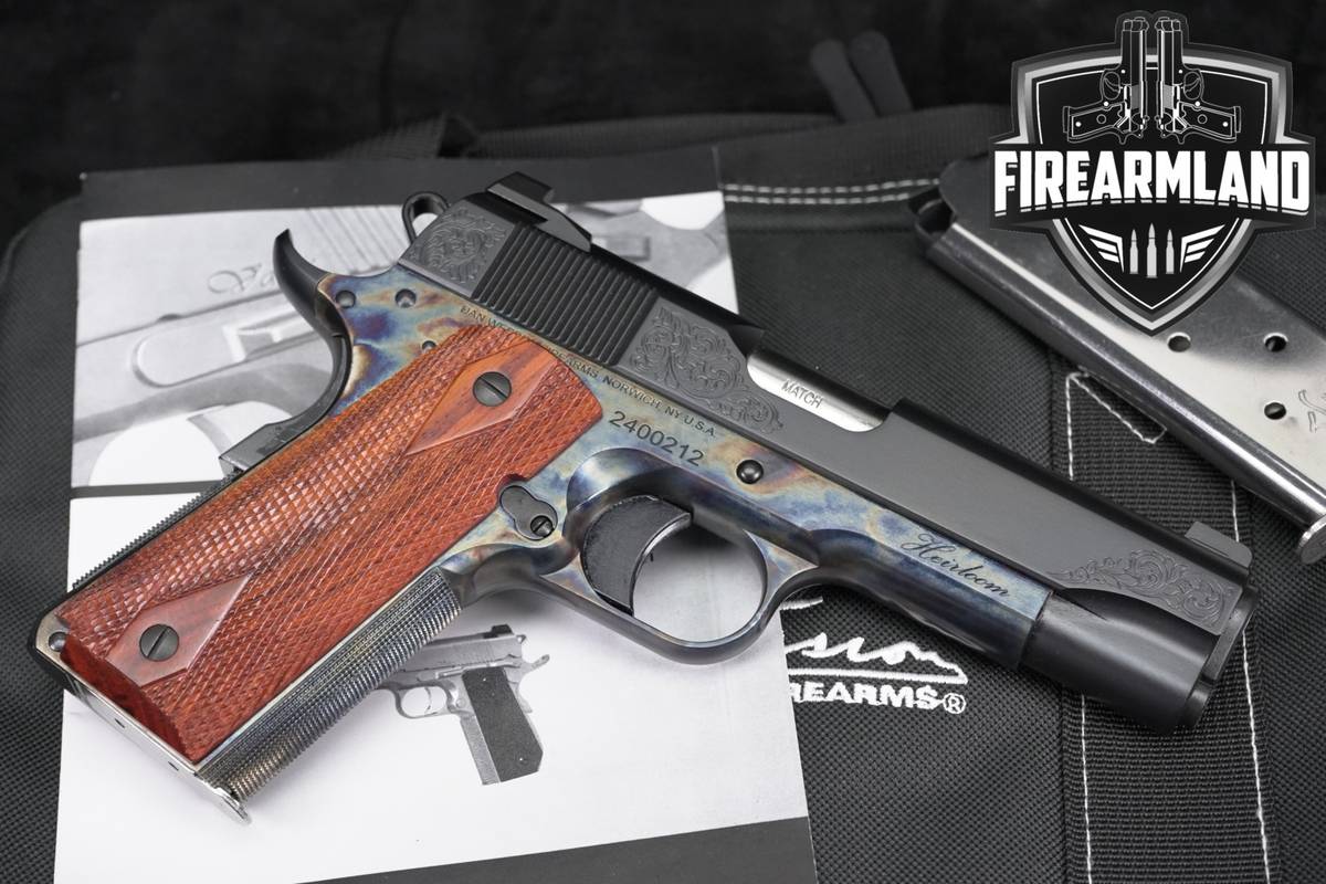 Dan Wesson 1911 HEIRLOOM Commander Limited Edition 45 ACP 4.25" ORIG CASE