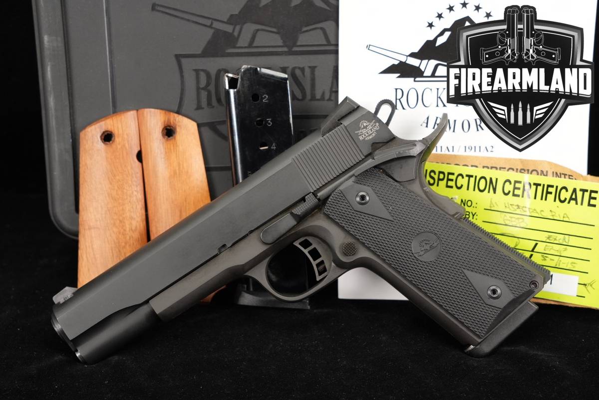 Rock Island Armory RIA M1911 A1-FS Tactical 45 ACP 1911 +2 MAGS, ORIG CASE