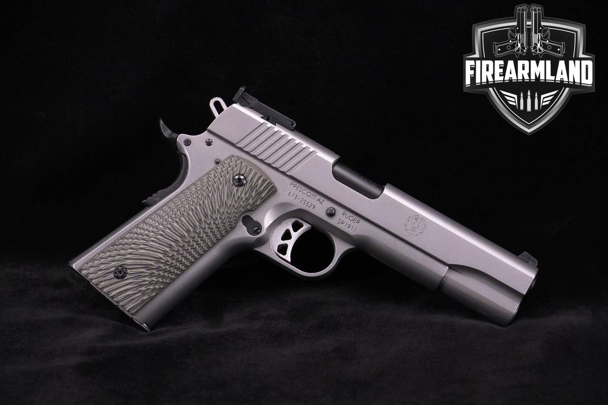 Ruger SR1911 Target 10mm 5" Matte Stainless +4 MAGS