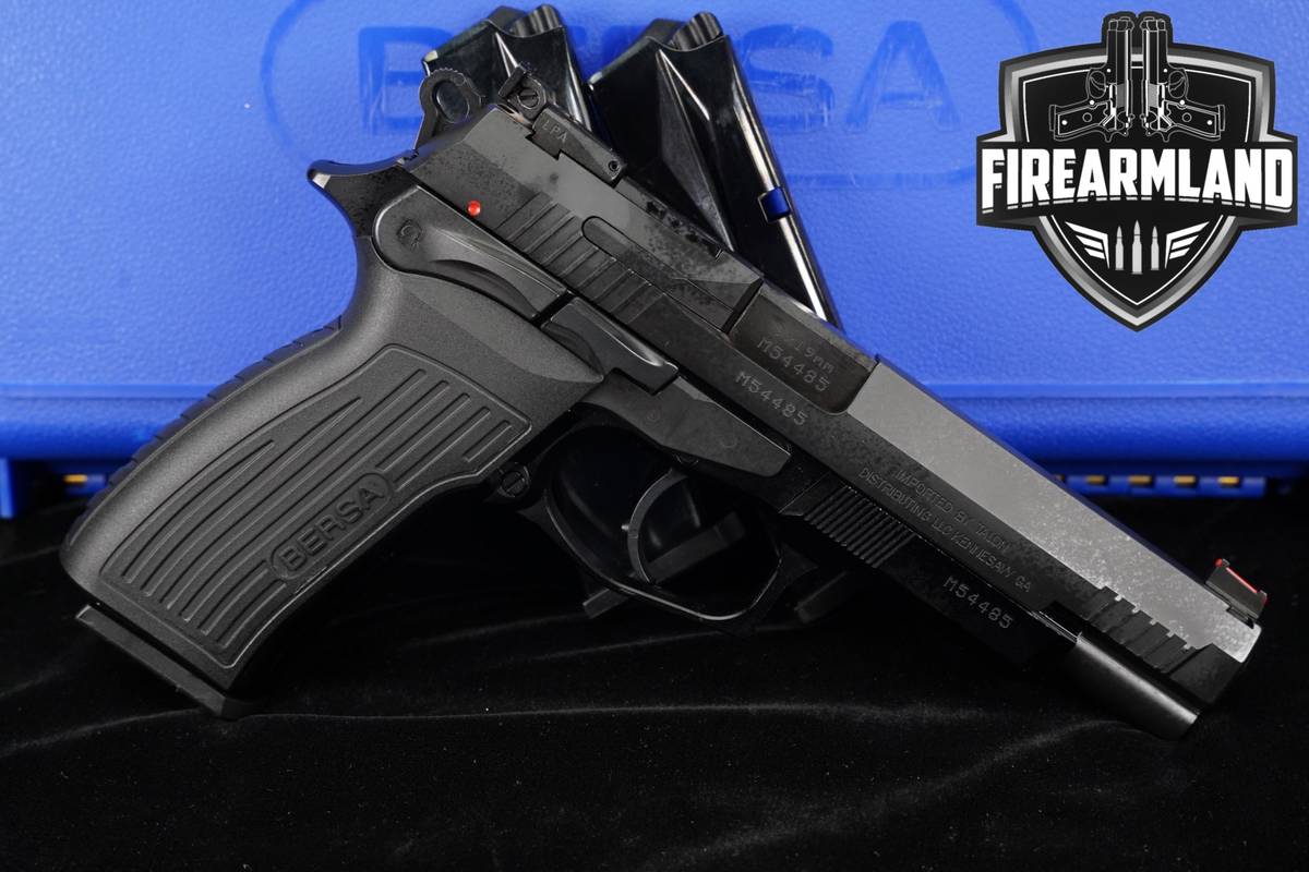 Bersa TPR9 XT 9mm TPR-9 +5 MAGS & ORIG CASE