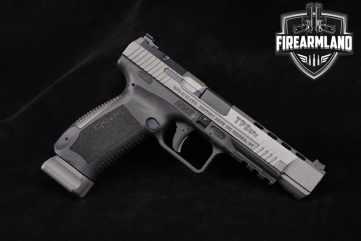Canik TP9 SFx 9-mm 5.2" Two-Tone Tungsten Grey Match-Grade Pistol +2 MAGS
