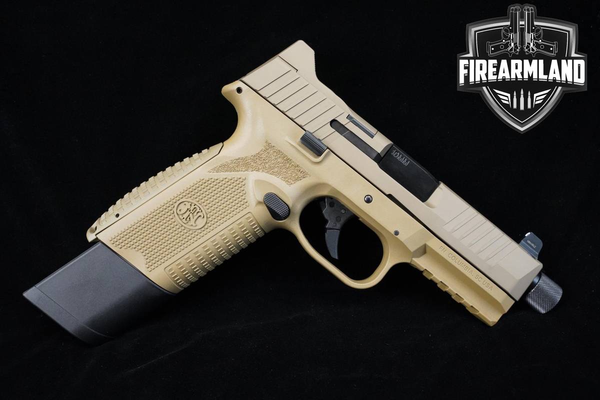 FN Model 510 Tactical 10mm 4.75" FDE FN 510 510T +4 MAGS & ORIG CASE