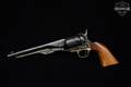 1970 A. Uberti Model 1861 Colt Navy .44 BPM (Black Powder) Blued/Case Hardened/Brass in Fair Condition Image 2