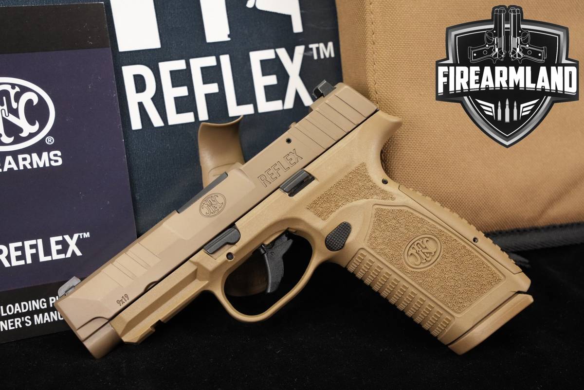 FN Reflex XL NMS 9mm Optics-Ready 3.8" FDE +ORIG BOX