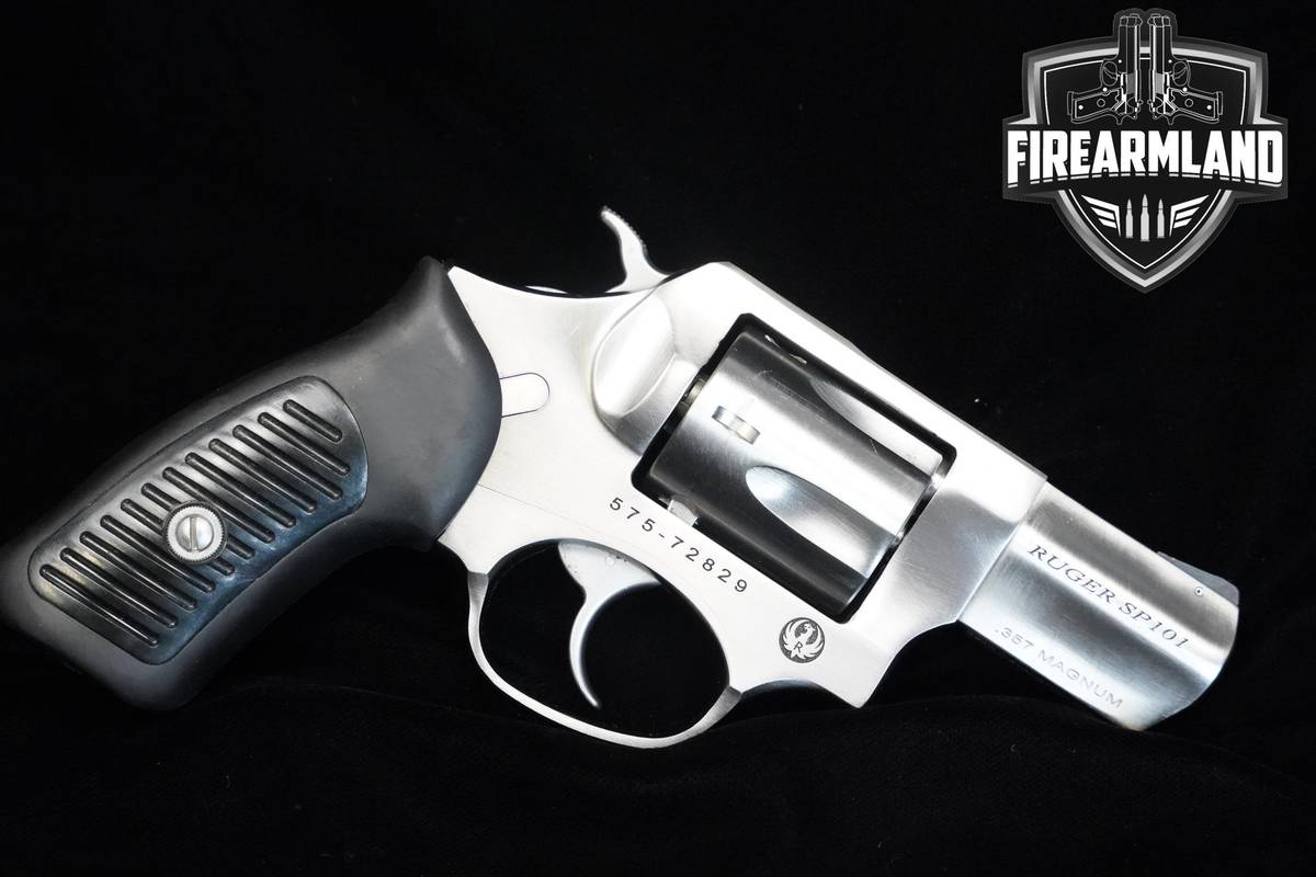 Ruger SP101 357 Magnum 2.25" Satin Stainless Ruger SP-101 DA/SA
