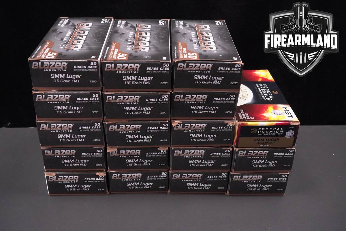 9mm Ammo 9mm Ammunition 900 ROUNDS