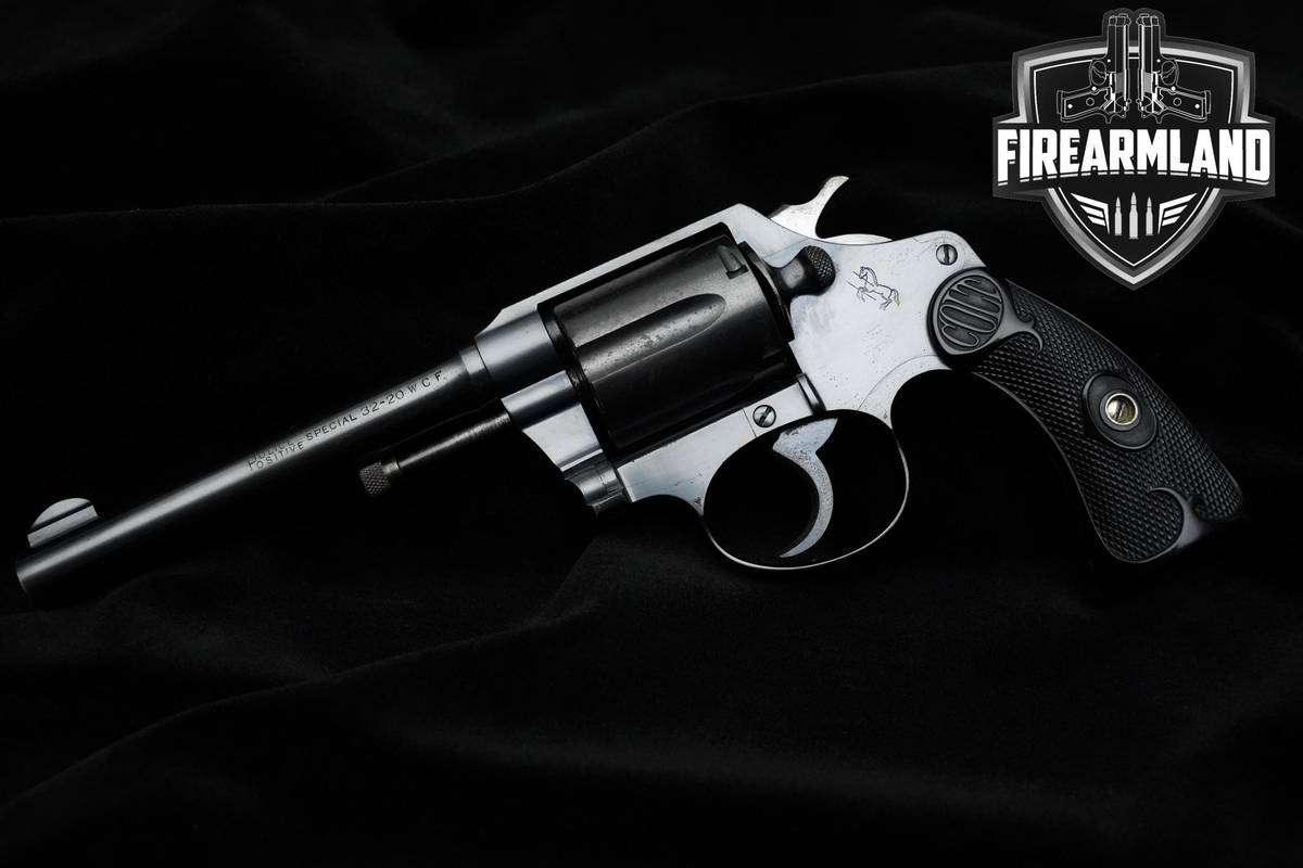 1924 Colt Police Positive Special 32-20 Win 5" Blued Police DA/SA Positive