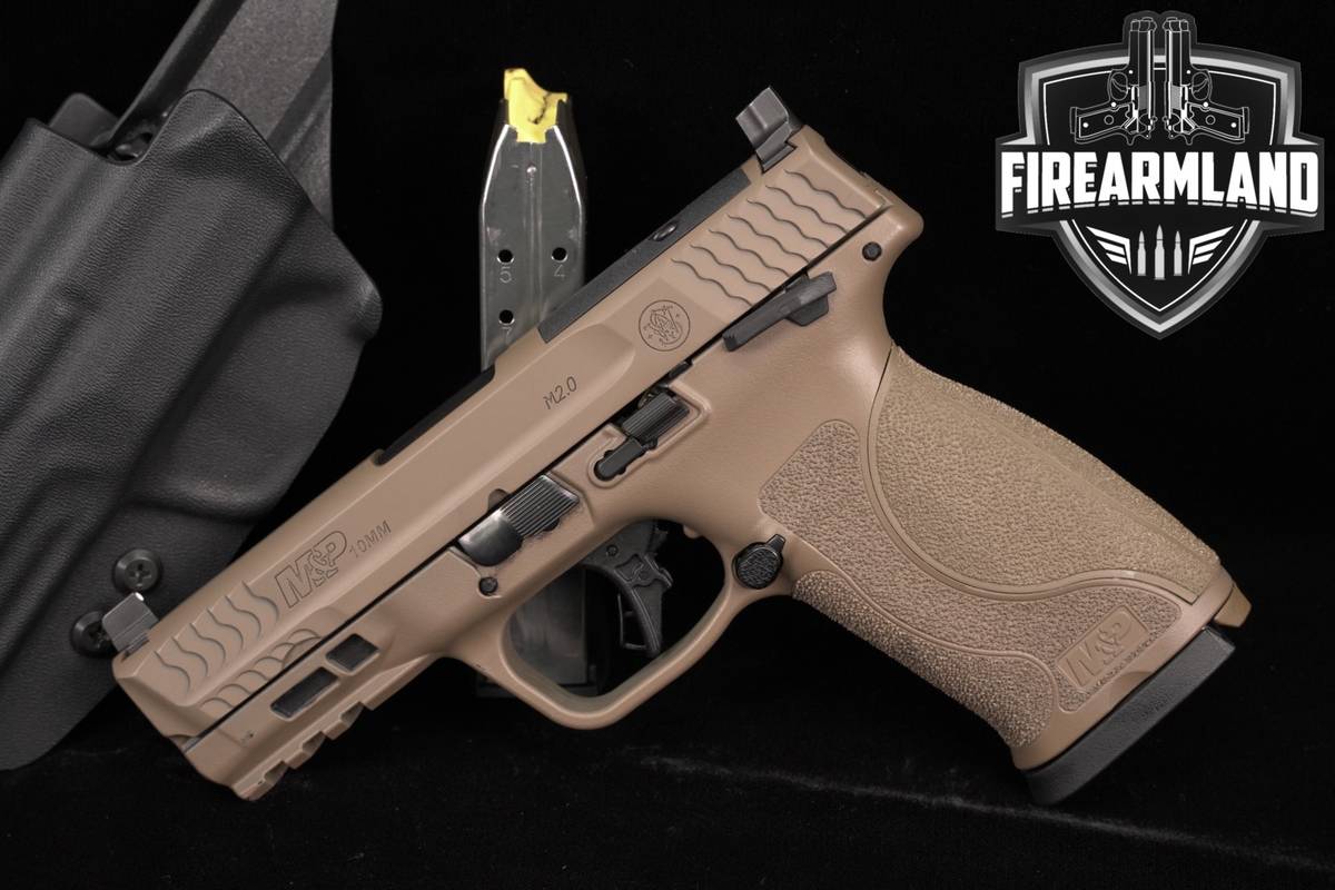 Smith & Wesson M&P 10mm M2.0 Optics-Ready FDE S&W M&P10 +2 MAGS, HOLSTER