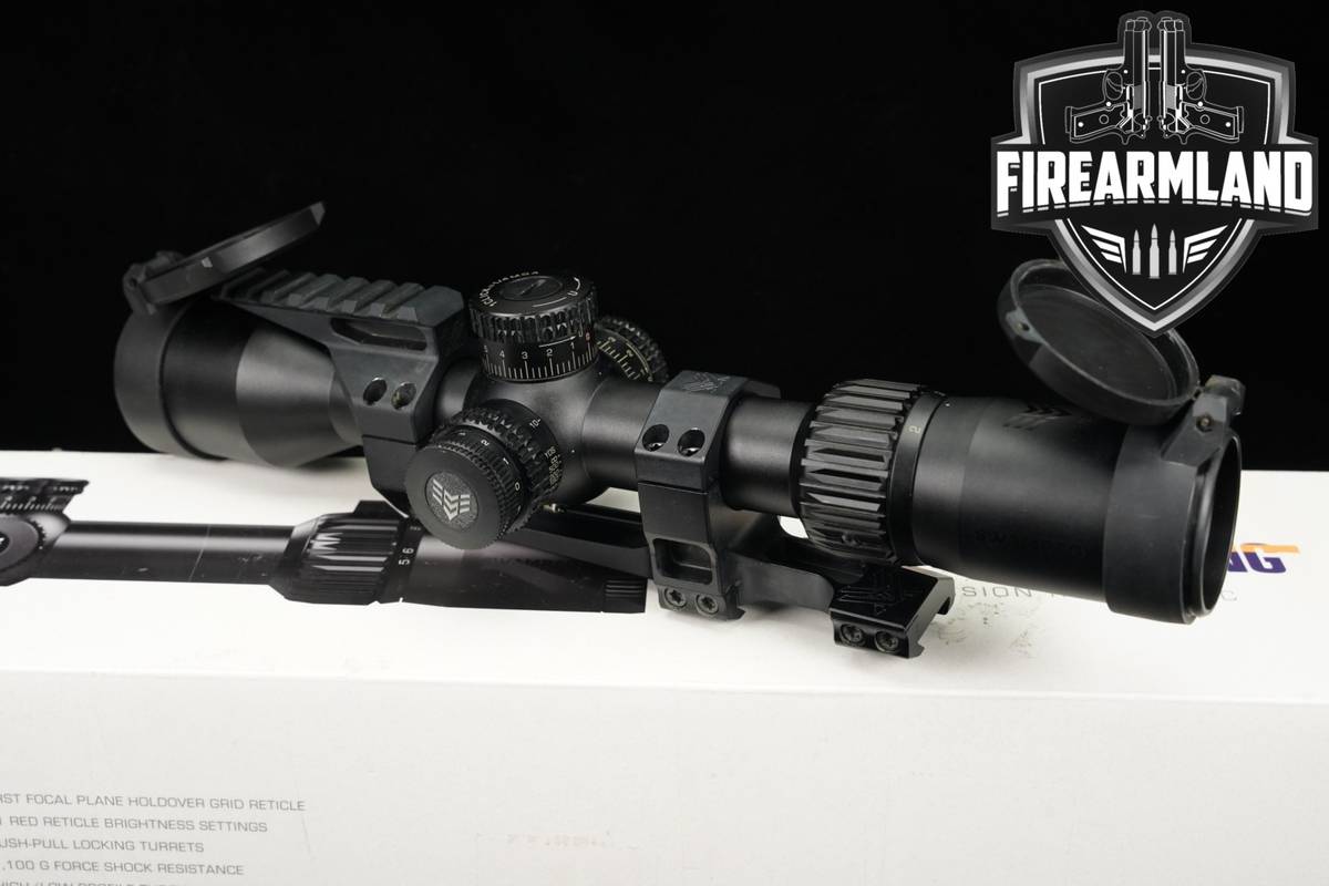 SwampFox Optics Kentucky Long 2-12x44 Sharpshooter MOA FFP 30mm Scope