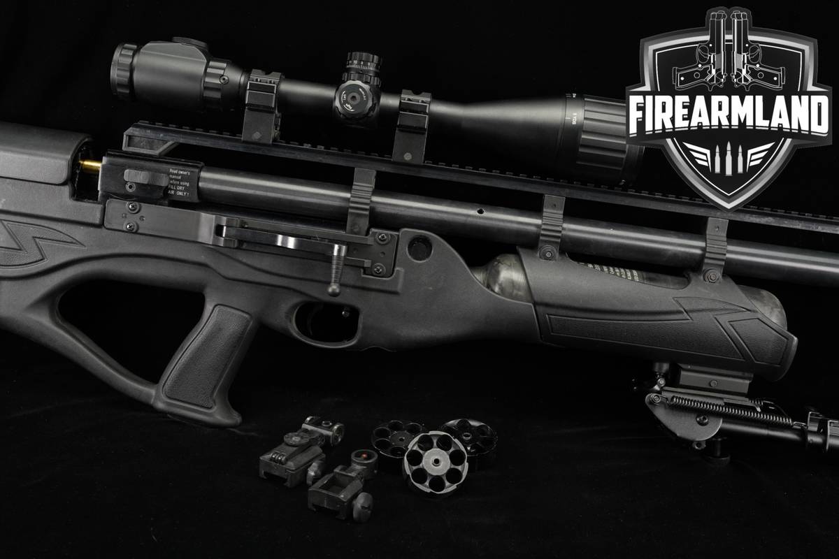 Hatsan Hercules Bully QE 45 Air Rifle Gun BULLPUP +3 MAGS, UTG SCOPE, BIPOD