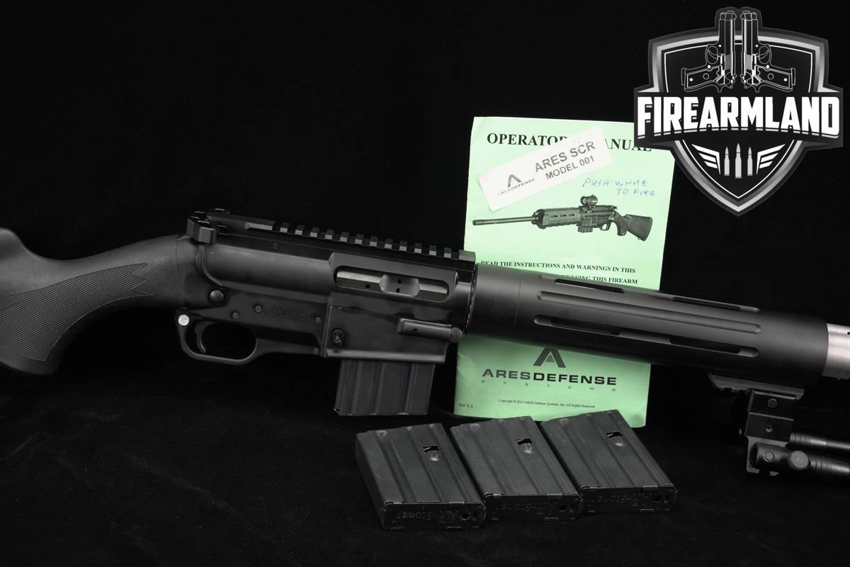 Ares Defense Fightlite SCR 223-Wylde 18" Stainless & Synthetic +4 MAGS