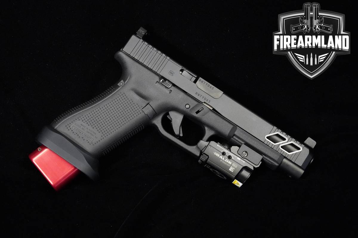 CUSTOM Glock 34 Gen5 MOS 9mm TARAN TACTICAL Glock G34 Gen-5 +4 MAGS & CASE