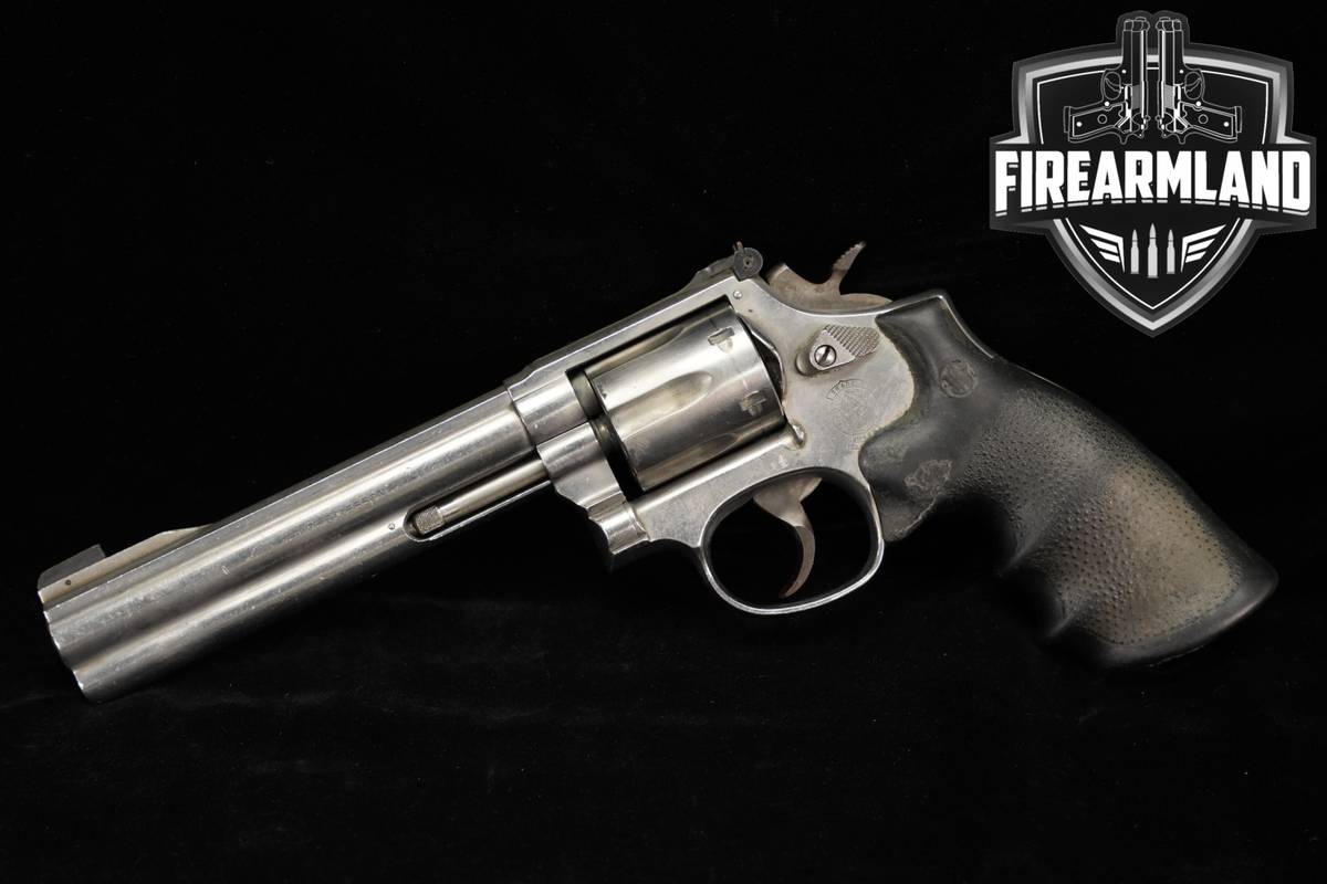 Smith & Wesson Model 617-1 S&W 22LR 6" Satin Stainless DA/SA