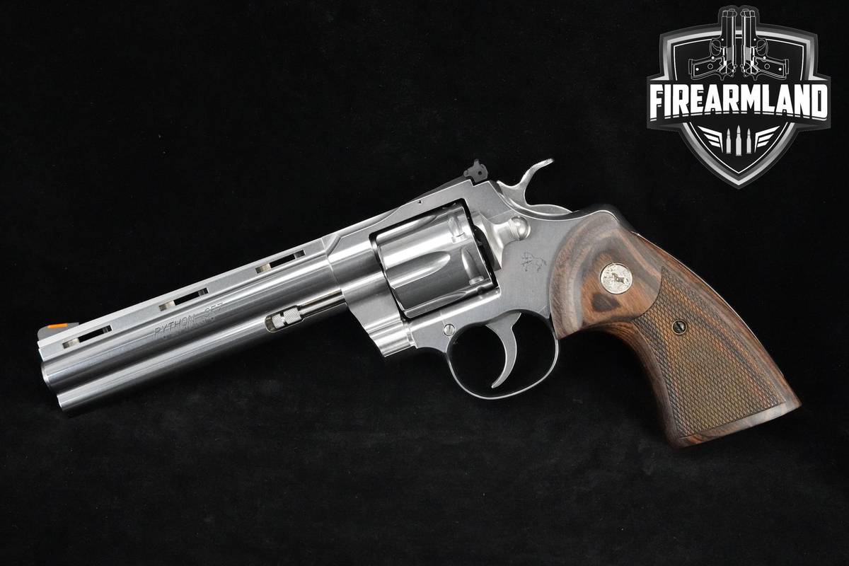 ICONIC Colt Python Gen 2 357-Magnum 6" Stainless Colt-Python +ORIG CASE