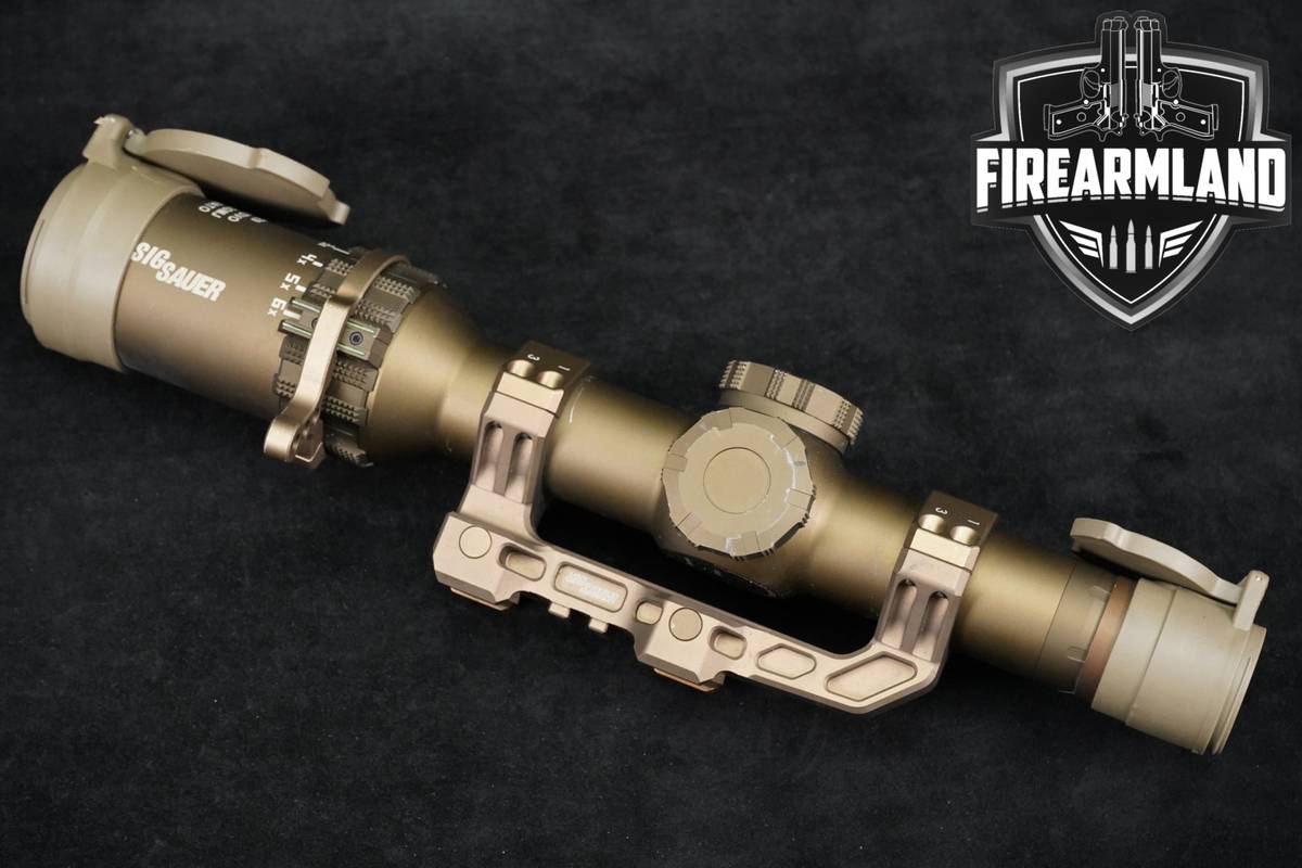Sig Sauer Tango6T 1-6X24mm FDE Hellfire DWLR-556 Reticle FFP LPVO