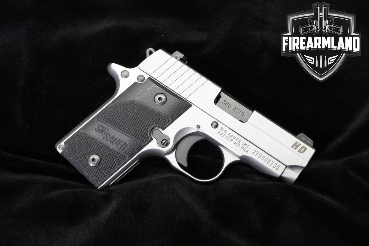 Sig Sauer P238 HD 380 ACP 2.7" Stainless Steel P238 +ORIG CASE & HOLSTER