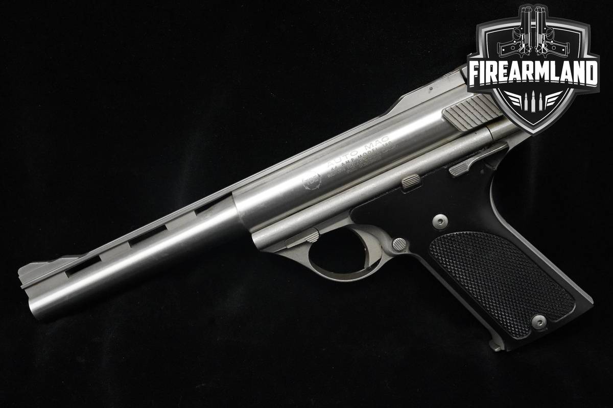 DIRTY HARRY Auto Mag Model 180 TDE 44-AMP 6.5" Auto-Mag Stainless +OG CASE