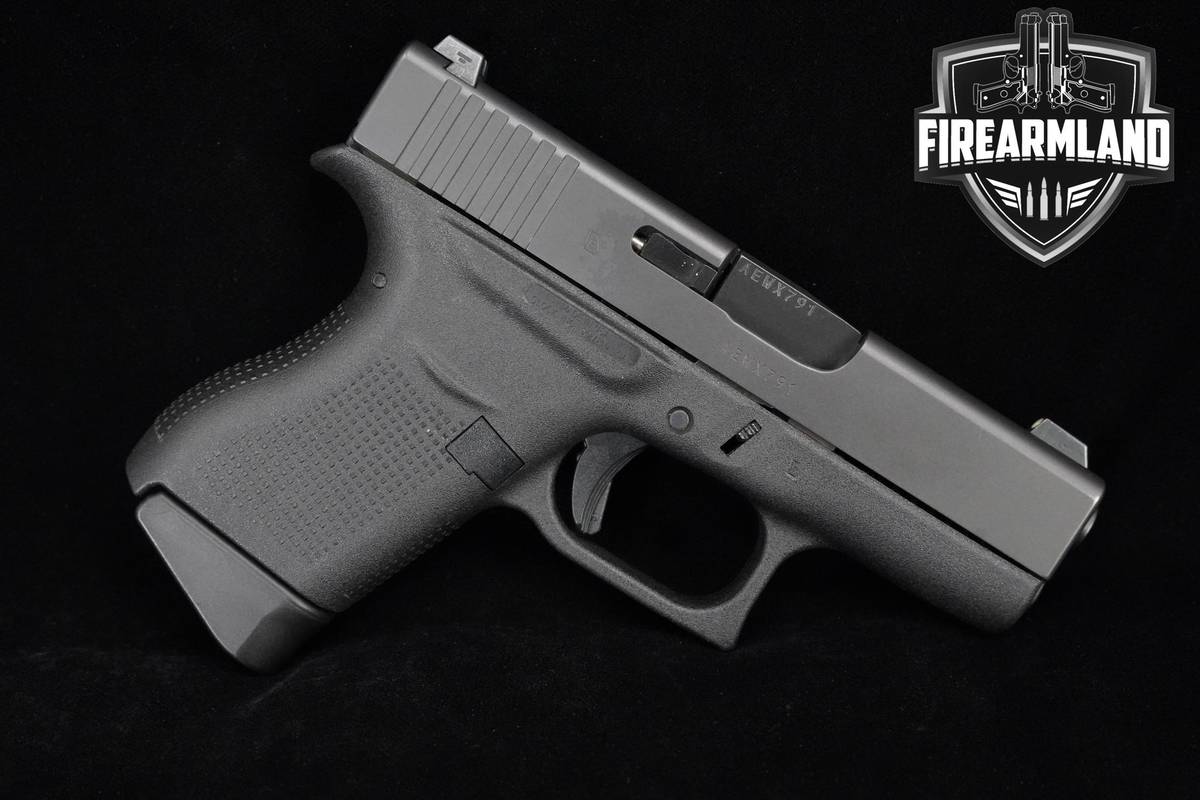 Glock 43 9mm G43 Glock Model 43 G43 G-43 +2 MAGS & ORIG CASE