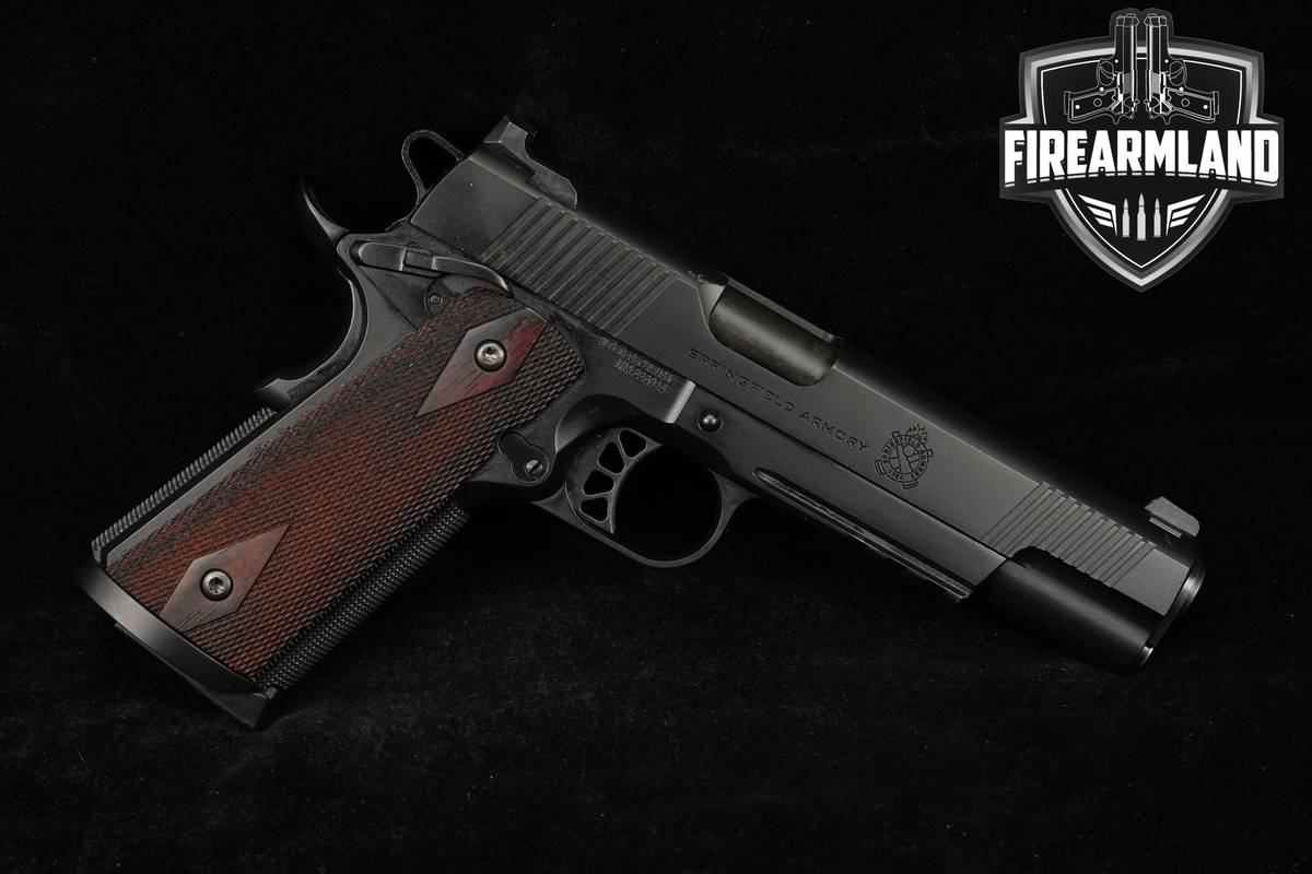 Springfield Armory 1911 TRP Rail 45 ACP 5" SA Pistol +4 MAGS & ORIG CASE