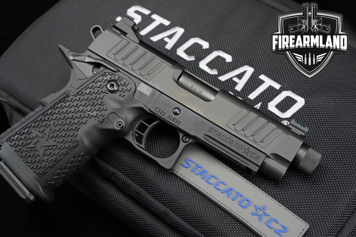 Staccato STI C2 DPO Threaded Barrel 9mm 1911 4.5" 2011 +2 MAGS & ORIG CASE