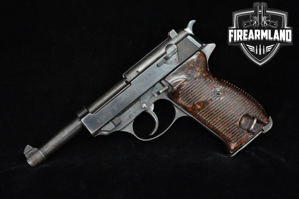 THIRD-REICH 1943 Mauser P.38 byf 43 9mm 4.9" Mauser-P.38 WW2 P38 P-38