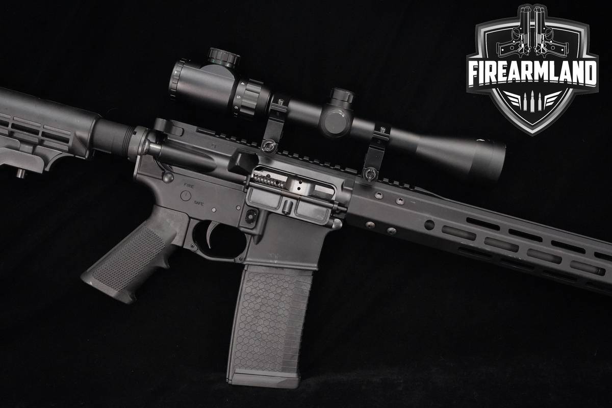 Del-Ton DTI-15 50 Beowulf AR15 20.0" Type III Hard Coat Anodized +OPTIC